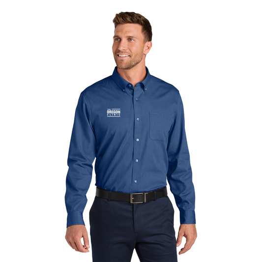 Port Authority® Long Sleeve Nailhead Easy Care Shirt
