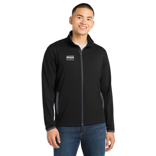 Sport-Tek® Sport-Wick® Stretch Contrast Full-Zip Jacket