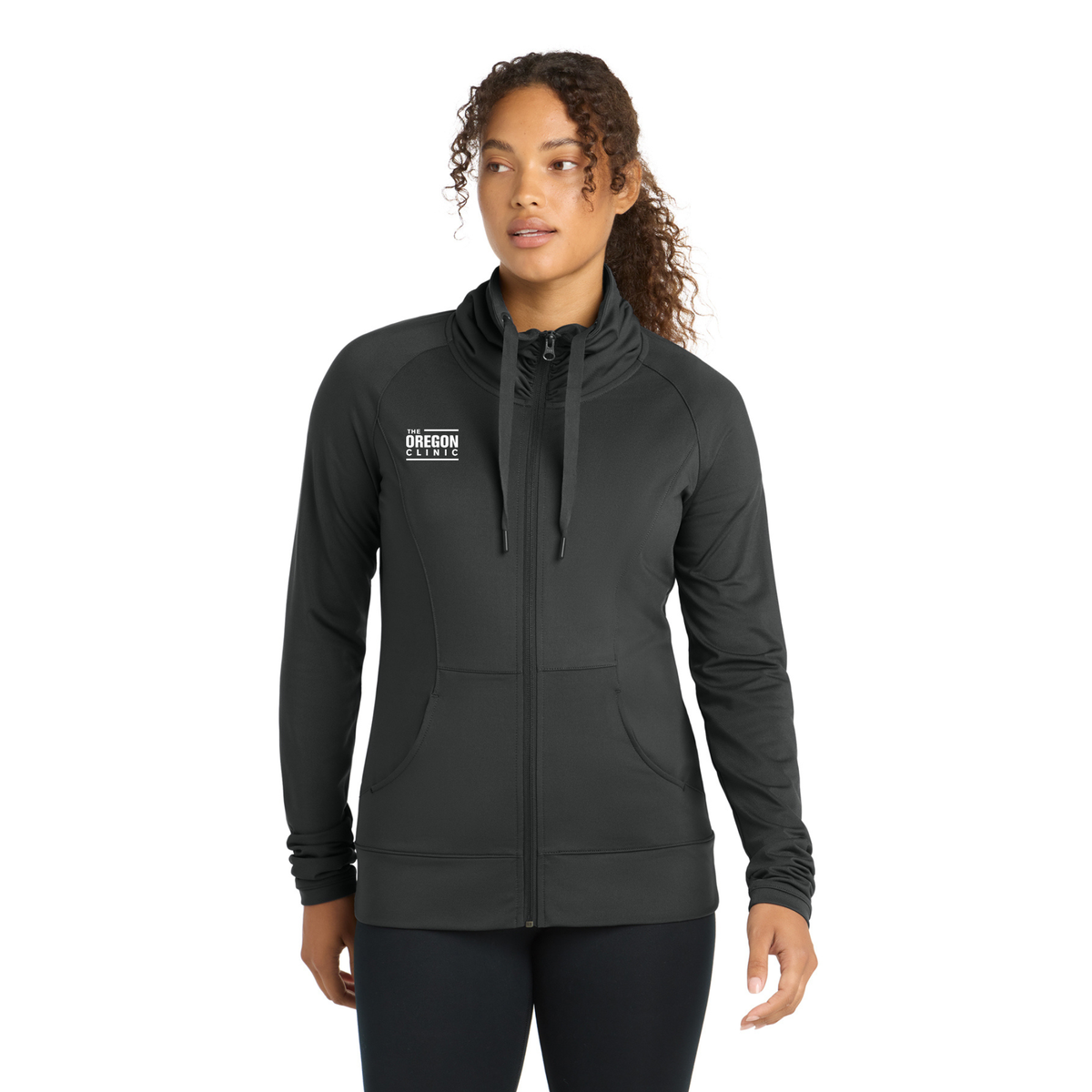 Sport-Tek® Ladies Sport-Wick® Stretch Full-Zip Jacket